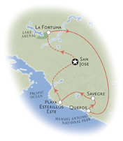 Costa Rica map